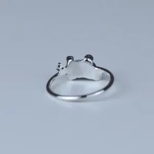 Gold ring with raw diamond TRACY Thumbnail