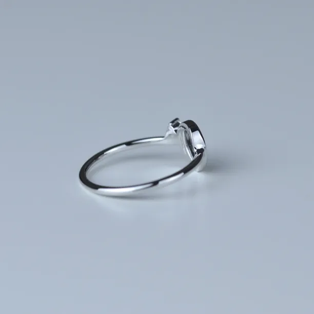 MICHELLE gold ring with salt and pepper diamond 0.6ct Image