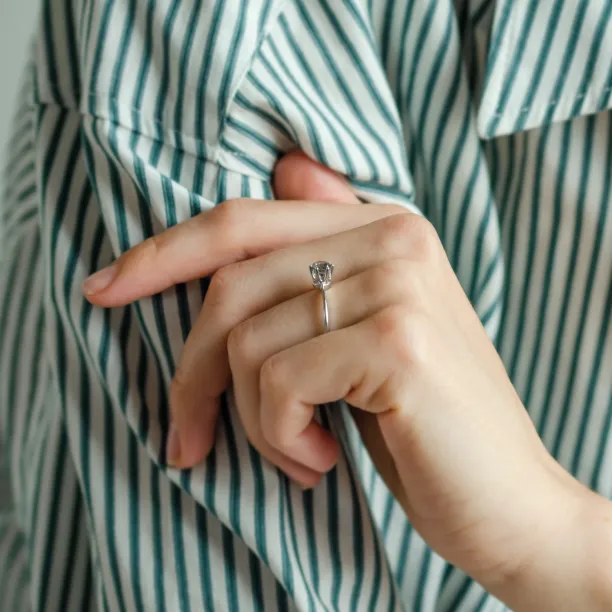ELLERY salt and pepper diamond ring 0.5ct  Image