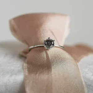 ELLERY salt and pepper diamond ring 0.5ct  Thumbnail