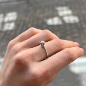 ELLERY salt and pepper diamond ring 0.5ct  Thumbnail