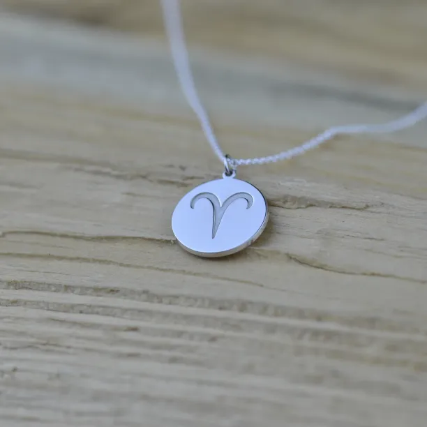 Silver pendant with a sign of zodiac ZODI Image