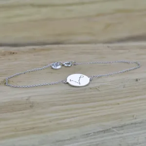 Silver bracelet with a zodiac constellation ZODIA Thumbnail
