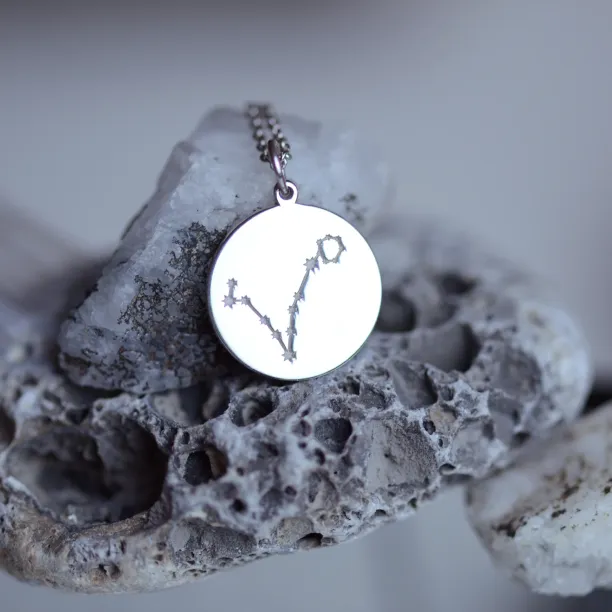 Silver pendant with a zodiac constellation ZODIAC Image