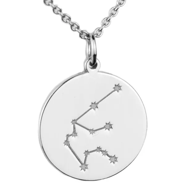 Silver pendant with a zodiac constellation ZODIAC Image