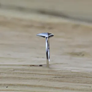 CHRIS gold ring with salt and pepper diamond Thumbnail