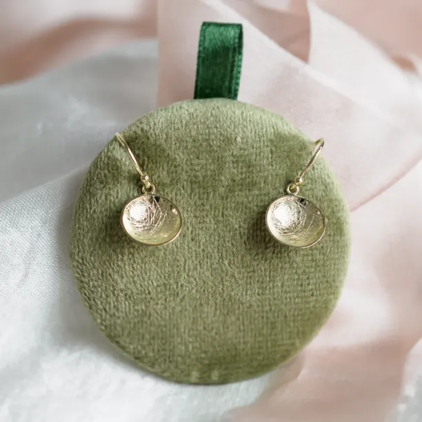 Unique gold earrings BARBARA Image