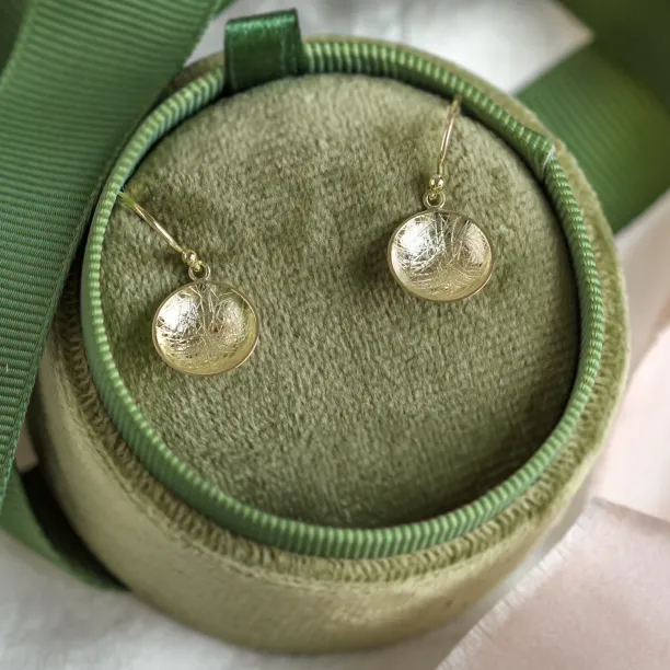 Unique gold earrings BARBARA Image