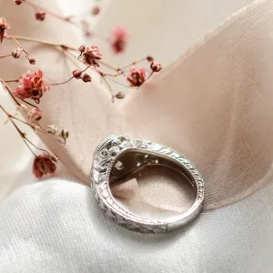 Platinum ring with diamonds 0.68ct OSLO Thumbnail