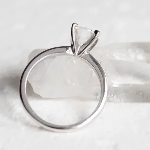 Platinum ring with diamond 0.4ct VEITA Thumbnail