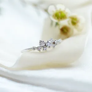 Diamond cluster ring CLARA Thumbnail