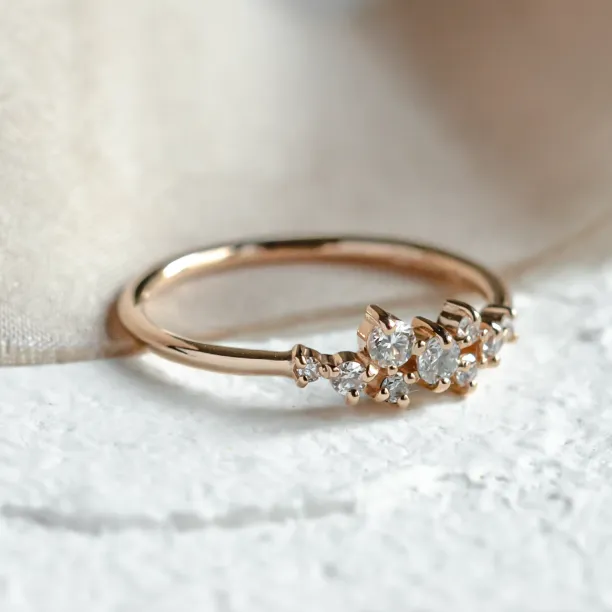 Diamond cluster ring CLARA Image