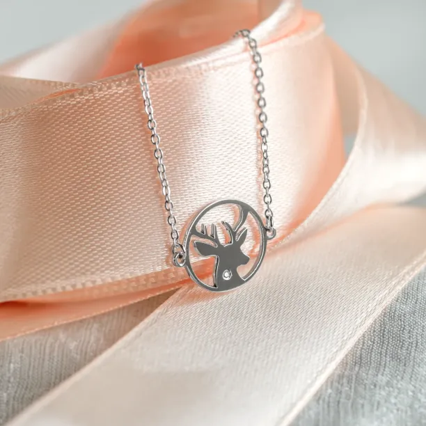 APRIL golden  bracelet with a diamond Image