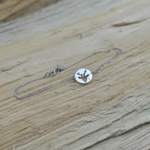 JILL silver bracelet with a diamond Thumbnail