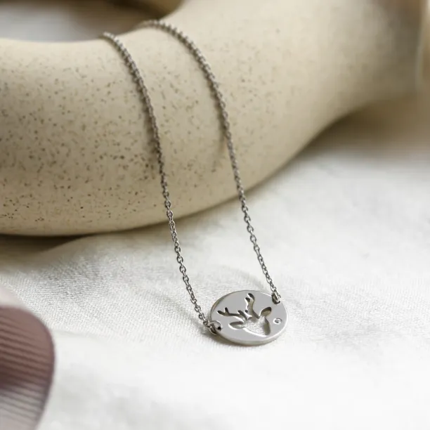 JILL golden  bracelet with a diamond Image