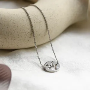 JILL golden  bracelet with a diamond Thumbnail