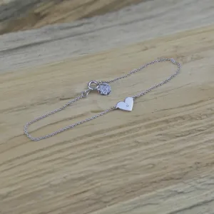 CINDY golden bracelet with a diamond Thumbnail