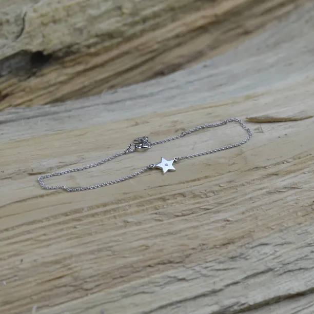 ANITA silver bracelet with a diamond Image