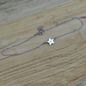 ANITA golden bracelet with a diamond Thumbnail