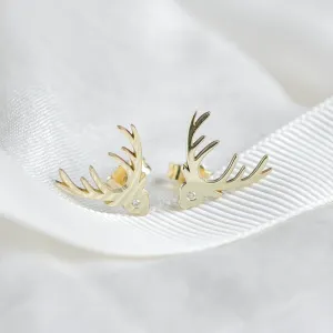 LOIS Gold earrings with a diamond Thumbnail