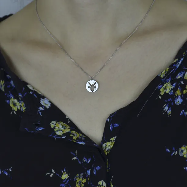 ANN Gold pendant with  a diamond Image