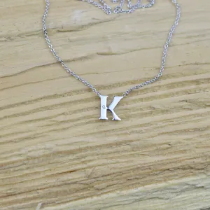 VERTE Name silver diamond pendant Thumbnail