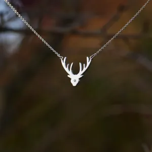 ELIANA diamond necklace of silver Thumbnail