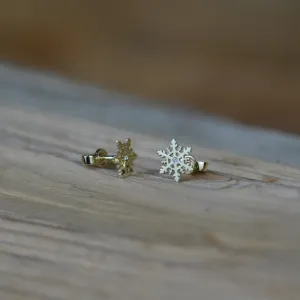 ARIANA gold earrings with a diamonds Thumbnail