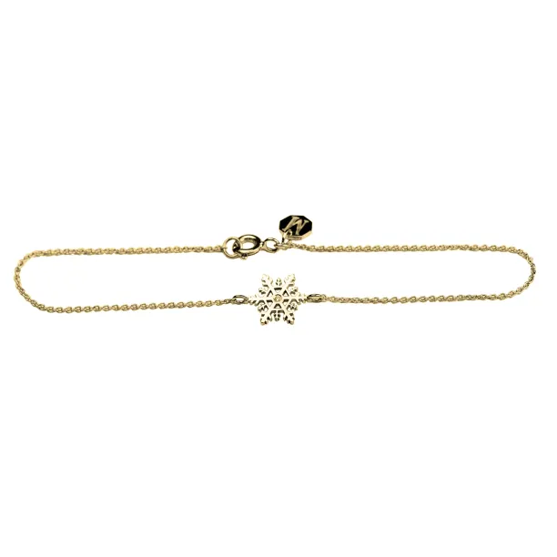 CORA gold bracelet with a diamond Image