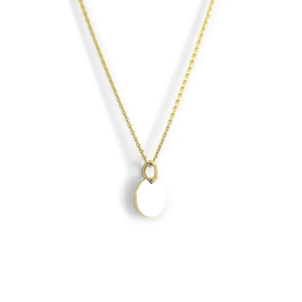 Minimalist necklace with engraving option ALTA Image