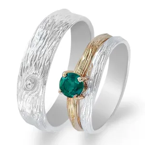 Unique gold wedding rings DRIS Thumbnail