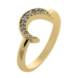 DISI crescent shape gold ring  Thumbnail