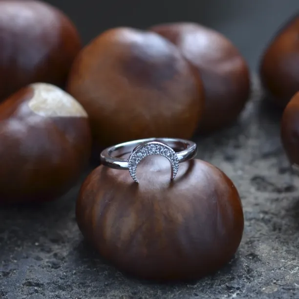 DISI crescent shape gold ring  Image