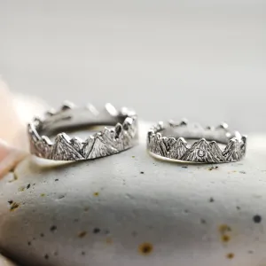 Handmade gold wedding rings MONT Thumbnail