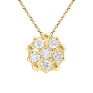 Golden amulet-pendant with ASILI diamonds Thumbnail