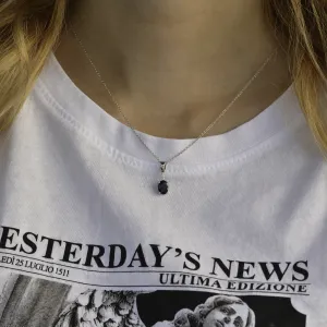 KELI elegant sapphire pendant  Thumbnail