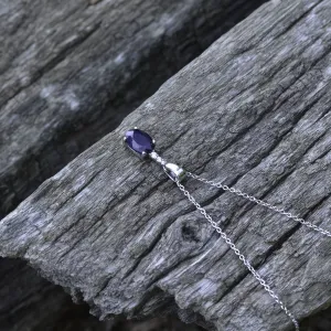 KELI elegant sapphire pendant  Thumbnail