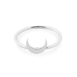 MISE crescent shape silver ring  Thumbnail