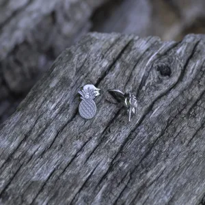 KATO fruity shape authentic silver diamond earrings Thumbnail