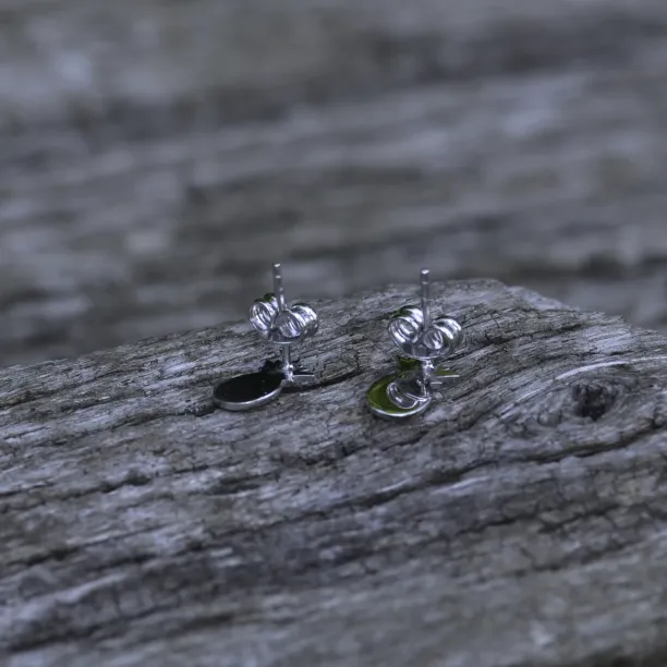 KATO fruity shape authentic silver diamond earrings Image