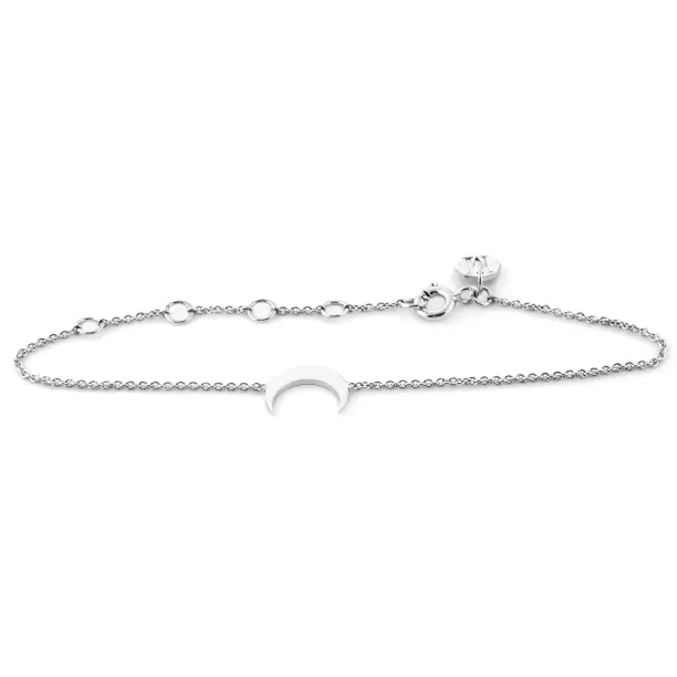 GRADI crescent shape silver bracelet Image