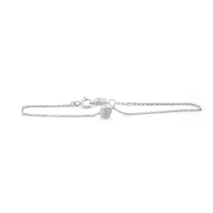 Silver bracelet with a special cube and diamond Gimle Thumbnail