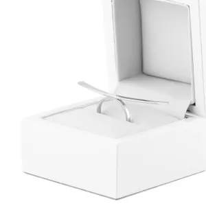 Atypical silver ring Donna - with a diamond Thumbnail