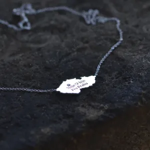 “My heart beats for Prague” authentic silver pendant Thumbnail