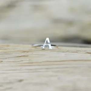 SKIBI name diamond  silver ring Thumbnail