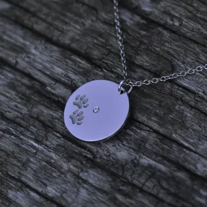 MORI silver pendant with dog traces Thumbnail