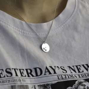 MORI silver pendant with dog traces Thumbnail