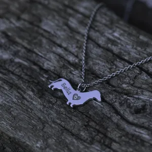 DOGY silver pendant in the shape of your pet Thumbnail