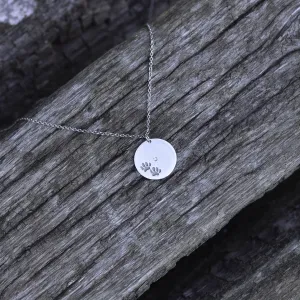 MORI golden pendant with dog traces Thumbnail