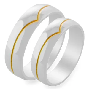 ARIES gold marriage rings Thumbnail